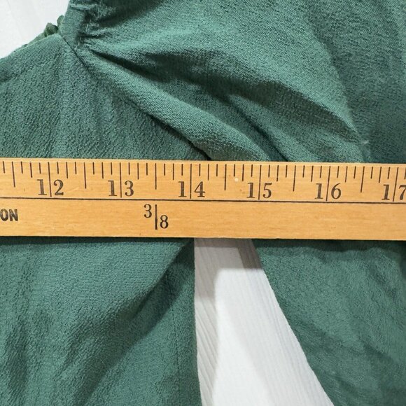 Sunday Best Delilah‎ Long sleeve Green Dress Short Aritzia Wilfred - Picture 7 of 8